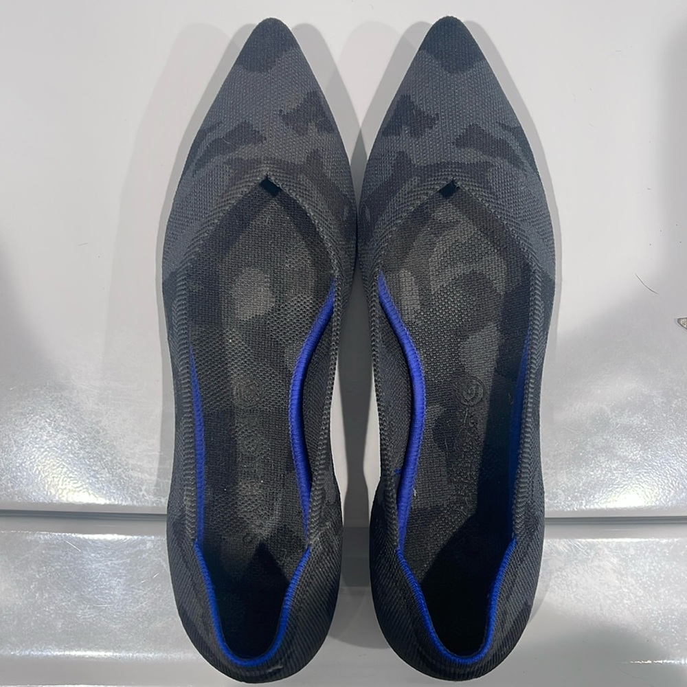Rothy’s black and grey camo